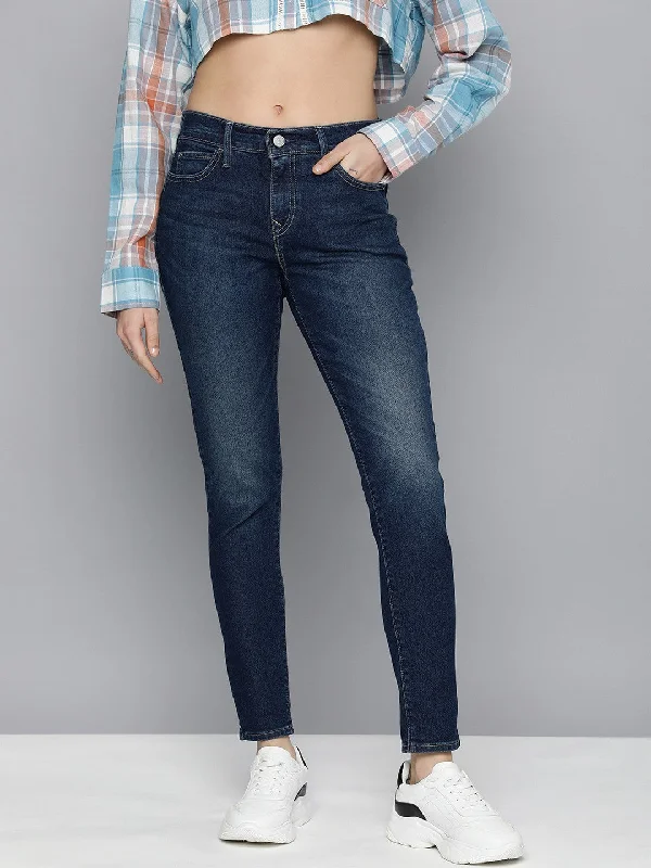 Elevate your style with fashionable women’s clothing   Women's Mid Rise 710 Super Skinny Fit Jeans